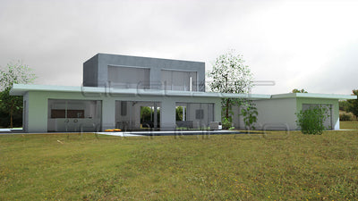 villa de luxe à toit terrasse